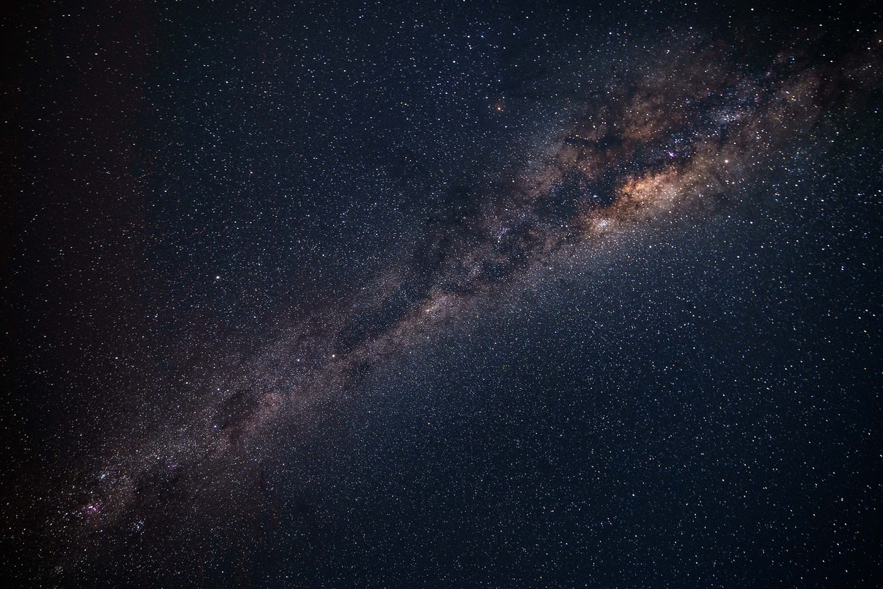 Milky Way Galaxy in the night sky