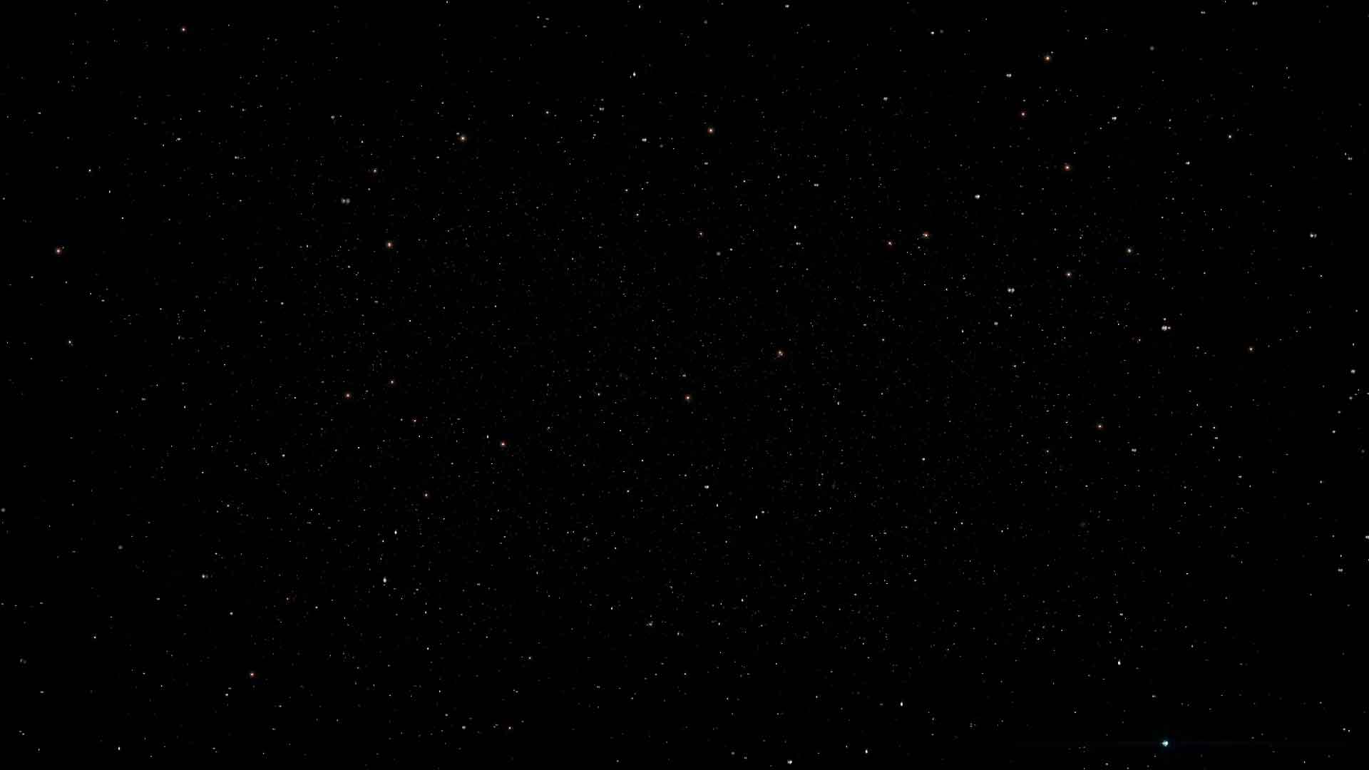 Little stars twinkle in the night sky